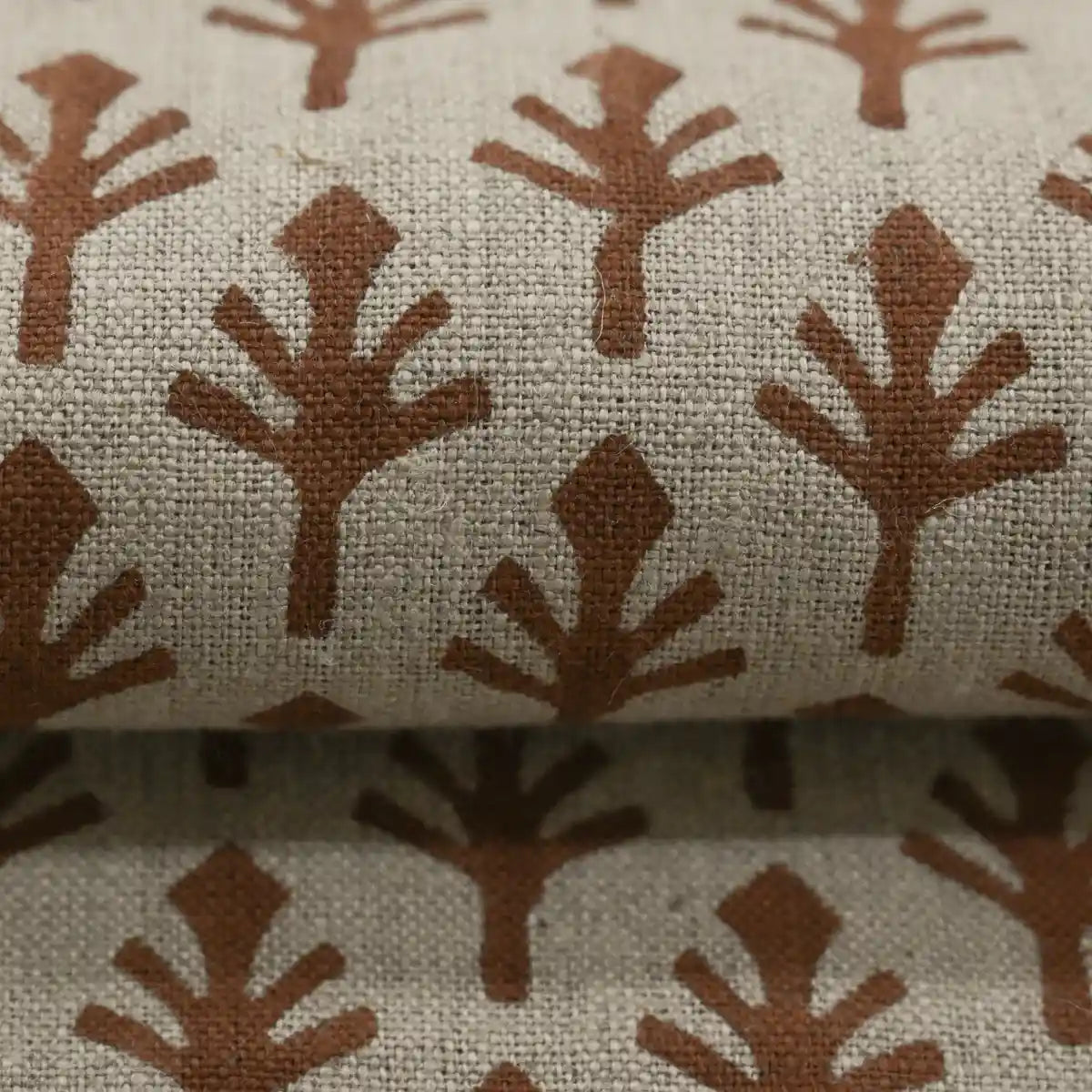 Lena Printed Linen Fabric Linen Fabric