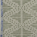 Zig-Zag Hand Block Print Designer Floral Fabric Linen Fabric