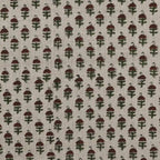 Vibby Hand Block Print Linen Upholstery Fabric Yard Linen Fabric