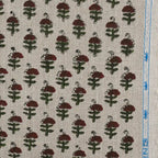 Vibby Hand Block Print Linen Upholstery Fabric Linen Fabric
