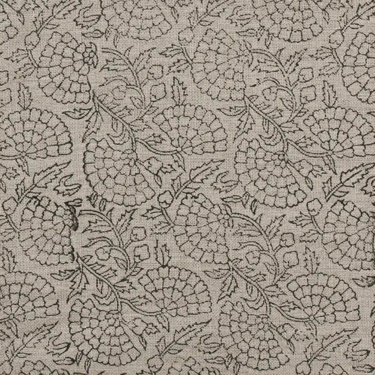 Designer Flower Heavy Linen Fabric for Upholstery Yard Linen Fabric