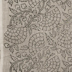 Designer Flower Heavy Linen Fabric for Upholstery Linen Fabric