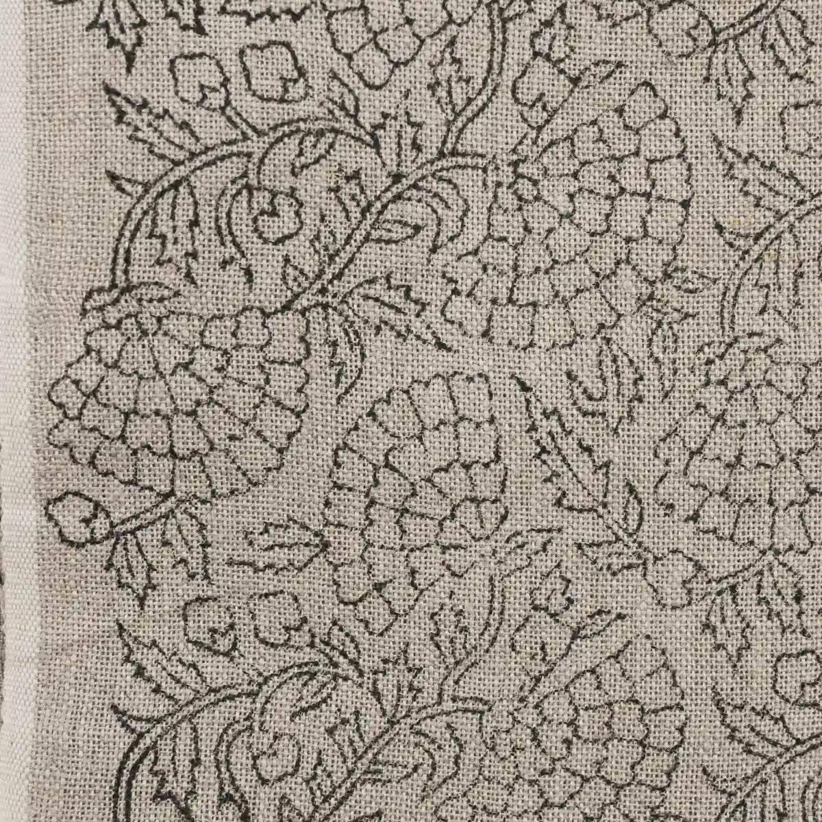 Designer Flower Heavy Linen Fabric for Upholstery Linen Fabric