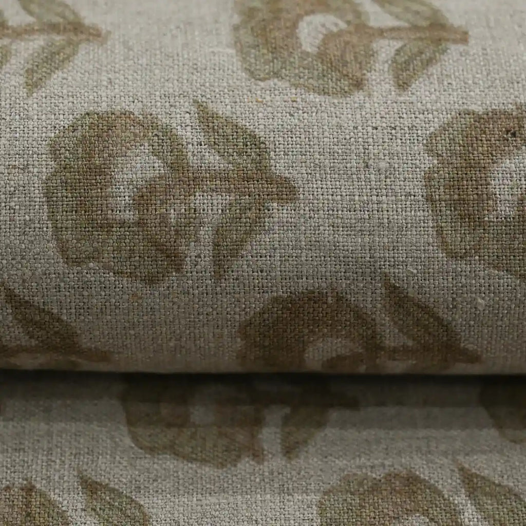 Peyton Floral Linen Fabric Linen Fabric
