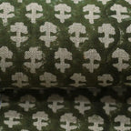 Riley Block Printed Linen Upholstery Fabric Linen Fabric