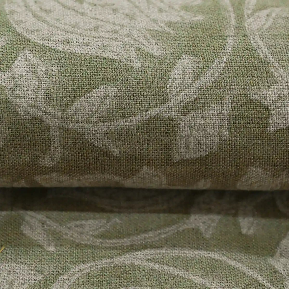 Abigail Block Print Upholstery Linen Fabric Linen Fabric