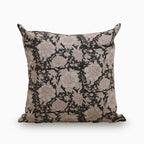 Clark Botanical Print Ash Gray Pillow Cover Pillow Covers