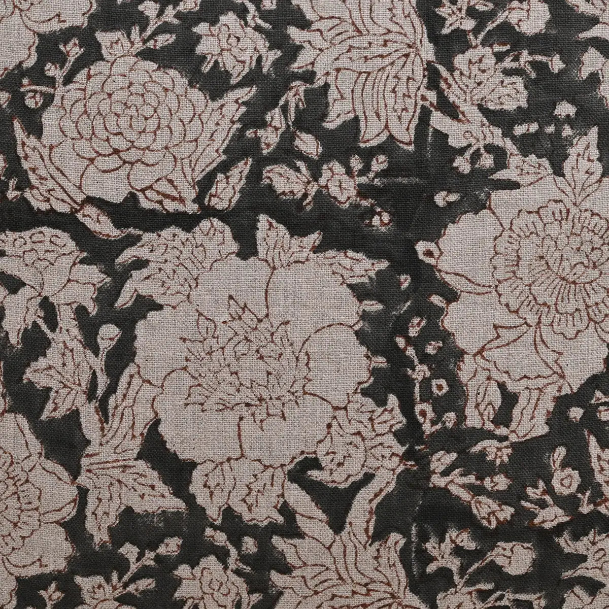 Clark Botanical Print Ash Gray Pillow Cover Pillow Covers