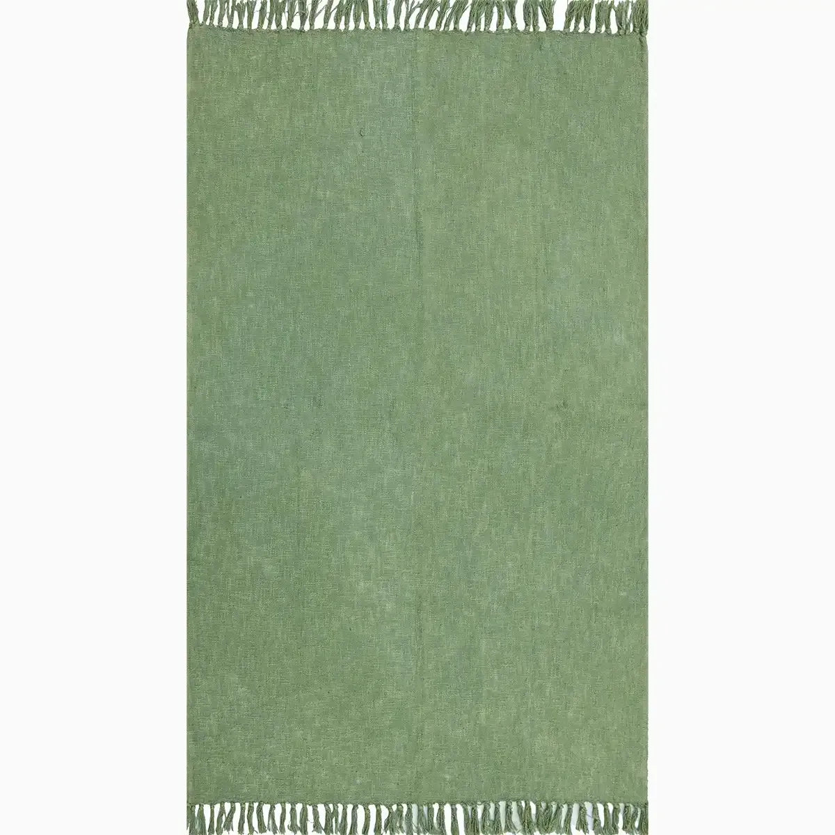 Woodland Green Solid Throw Throws