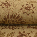 Foliage Tan Dust Linen Fabric Linen Fabric