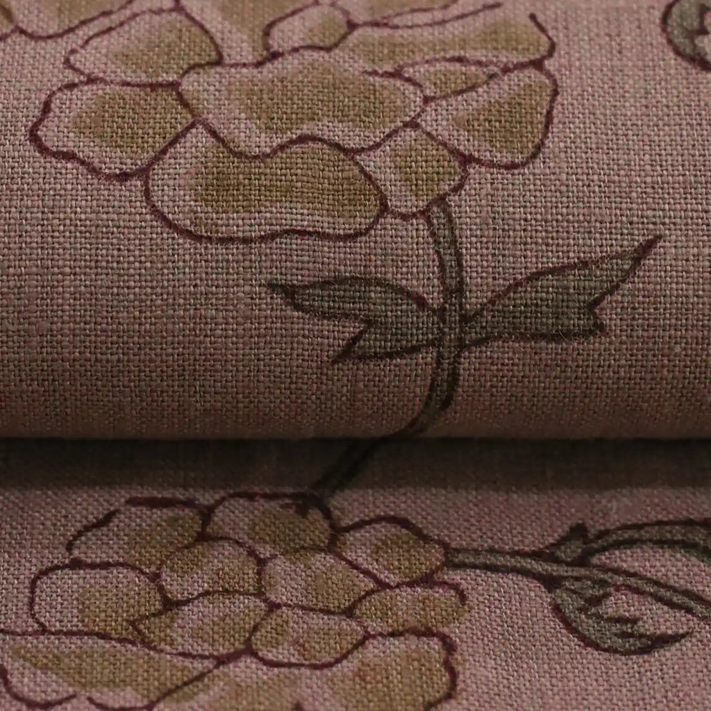 Botanica Light Beige Linen Fabric Linen Fabric