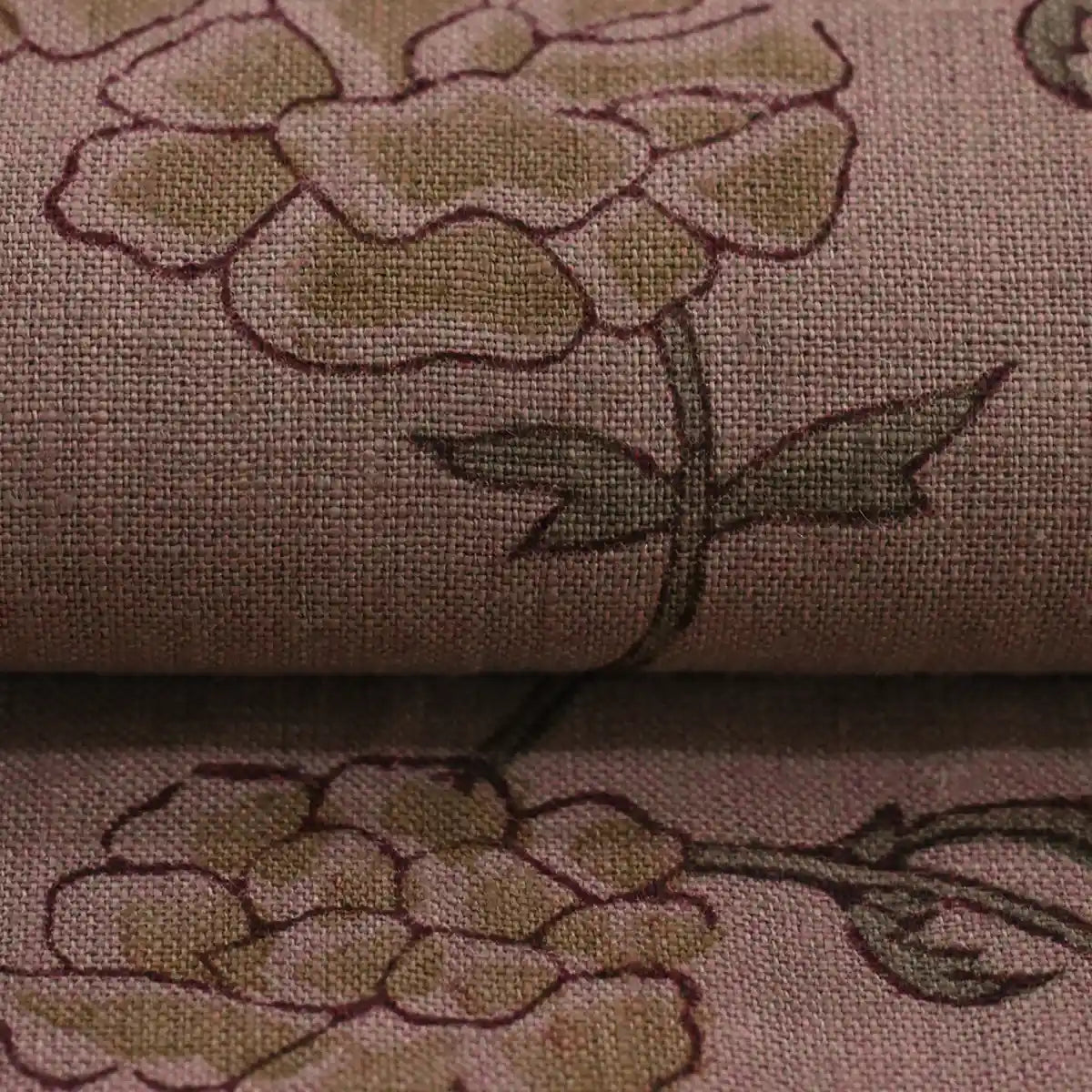 Botanica Light Beige Linen Fabric Linen Fabric