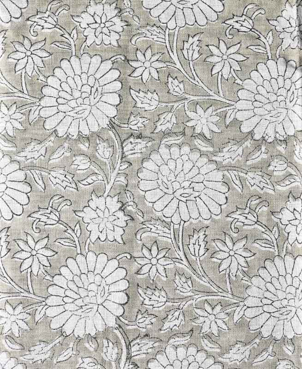 Jennifer Hand Block Printed Linen Fabric