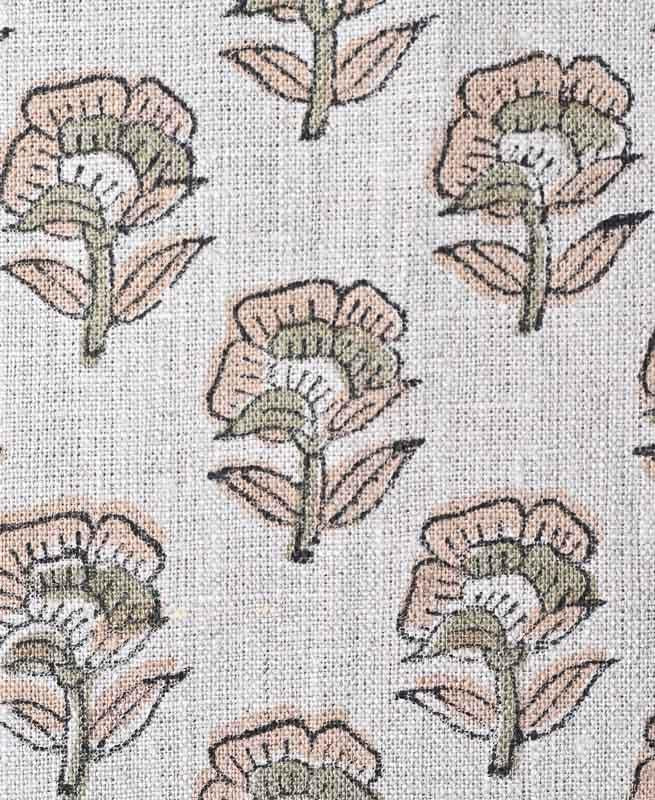 James Floral Linen Fabric Linen Fabric