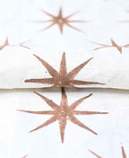 Lou Star Handloom Block Print Fabric Linen Fabric