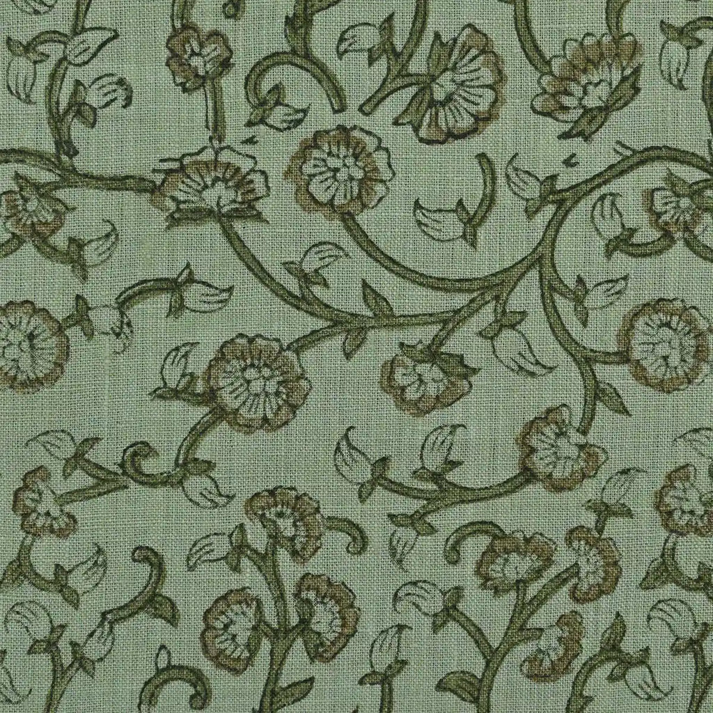 Flora Bloom Sage Green Pillow Cover Pillow Covers
