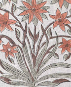 Danielle Indian Block Print Linen Linen Fabric