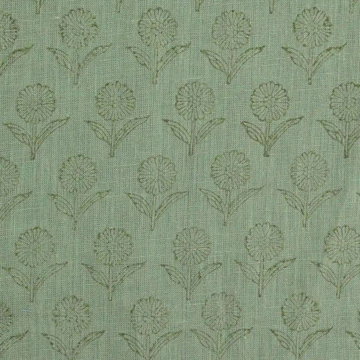 Mint Ditsy Meadow Linen Pillow Cover – Sage Buti Pillow Covers