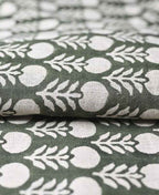 Edison Hand Block Printed Indian Linen Fabric Linen Fabric