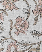 Cora Hand Block Printed Linen Linen Fabric