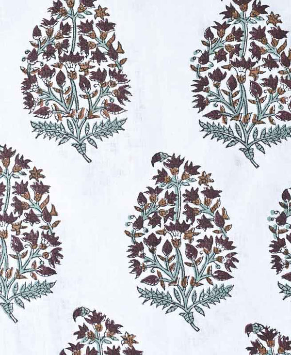 Brittany Hand Block Printed Linen by the Yard
