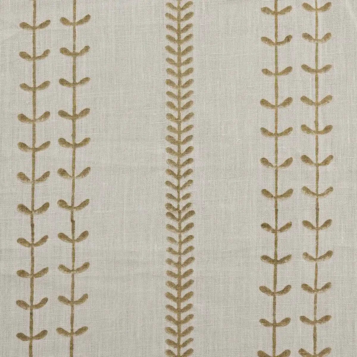 Floral Stripe Light Beige Pillow Cover Pillow Covers