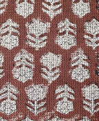 Jade Hand Block Printed Linen Fabric Linen Fabric