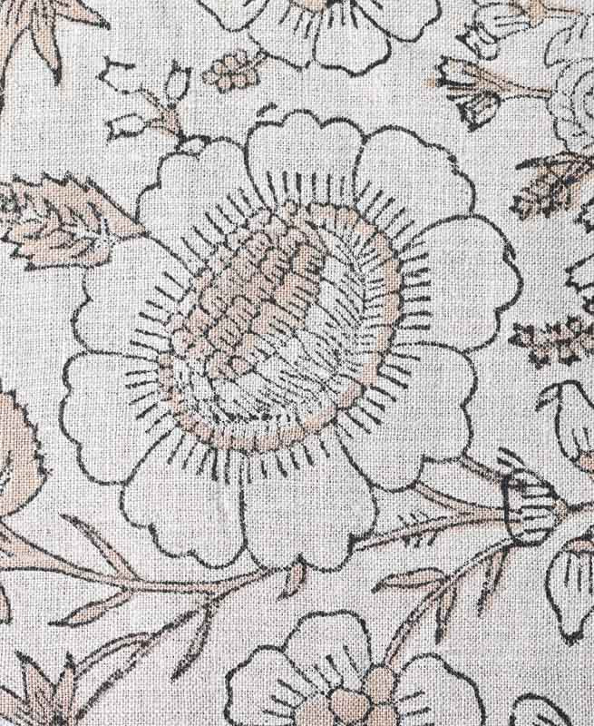 Romy Printed Linen Fabric Linen Fabric