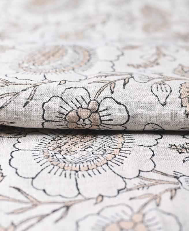 Romy Printed Linen Fabric Linen Fabric