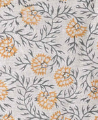 Casey Block Printed Linen Fabric Linen Fabric