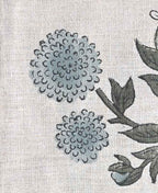 Tony Hand Block Printed Upholstery Linen Fabric Linen Fabric