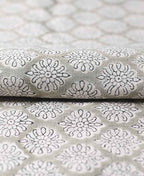 Jack Block Print Handloom Linen Linen Fabric