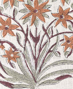 Danielle Indian Block Print Linen Linen Fabric