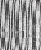Natural Block Multistriped Heavy Linen Fabric for Upholstery Black Off-White Linen Fabric
