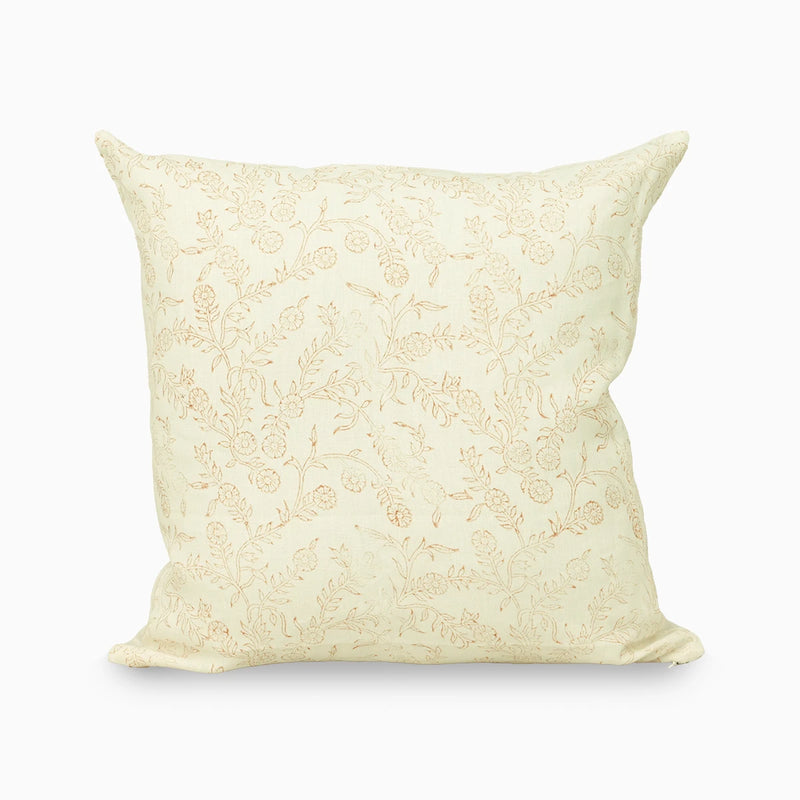 Ochre Bloom Mustard Pillow Cover Pillow Covers