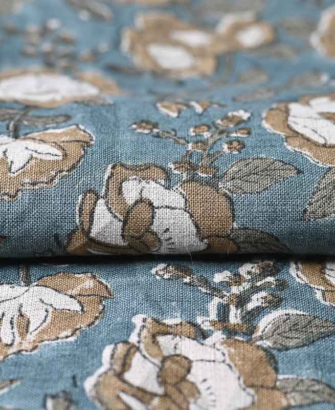 Gabriella Rustic Handloom Linen Fabric Linen Fabric