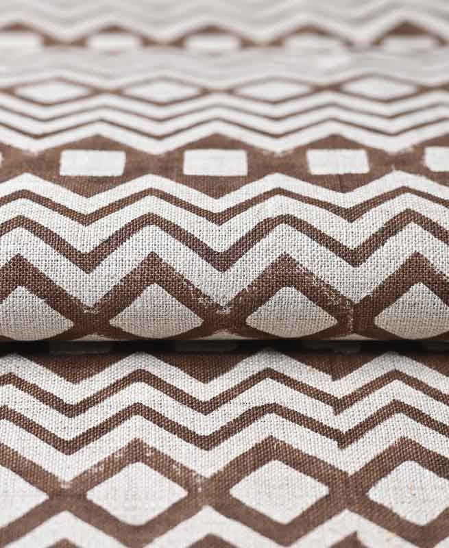 Etta Printed Linen Fabric Linen Fabric