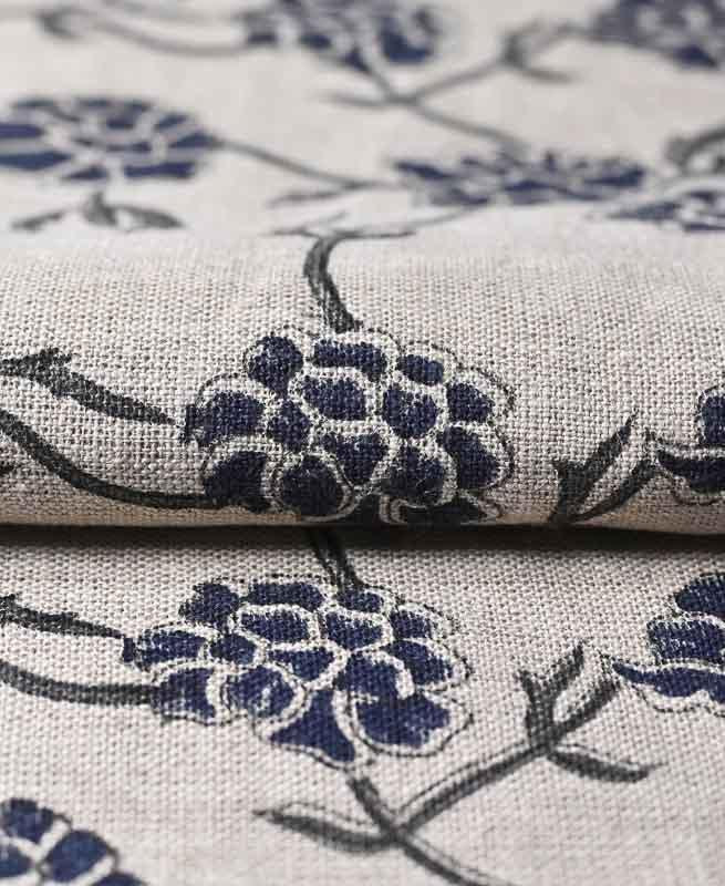 Joselyn Indian Hand Block Print Linen Fabric Linen Fabric