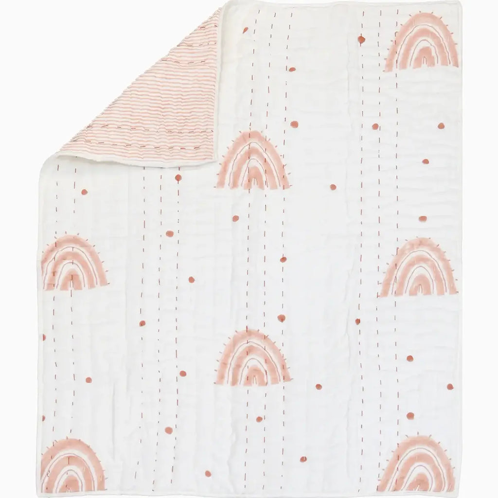 Rainbow Bush Baby Quilt Quilts