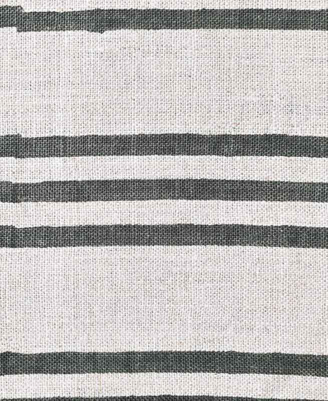Thelma Hand Block Printed Linen Fabric for Upholstery, Curtains and more Linen Fabric