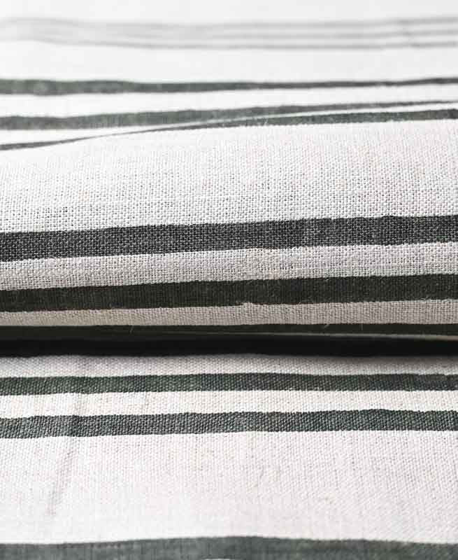 Thelma Hand Block Printed Linen Fabric for Upholstery, Curtains and more Linen Fabric
