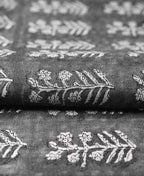 Sylvie Hand Block Printed Linen Linen Fabric