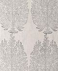 Dylan Hand Block Print Designer Linen Fabric for Upholstery Black Linen Fabric