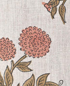 Tony Hand Block Printed Upholstery Linen Fabric Linen Fabric