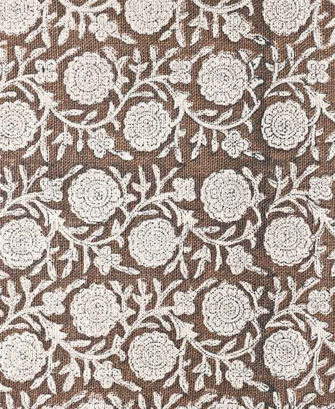 Dean Block Printed Linen Fabric Linen Fabric