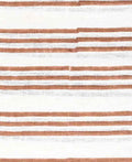 Thelma Hand Block Printed Linen Fabric for Upholstery, Curtains and more Brown Linen Fabric