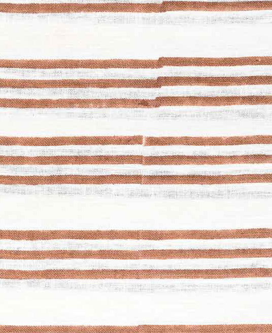 Thelma Hand Block Printed Linen Fabric for Upholstery, Curtains and more