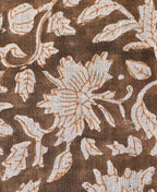 Adrian Hand Block Printed Linen Fabric Linen Fabric