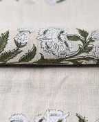 Veda Hand Block Linen Linen Fabric