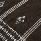 Handwoven Vintage Bhujodi Bed Throw Brown Handloom Throws
